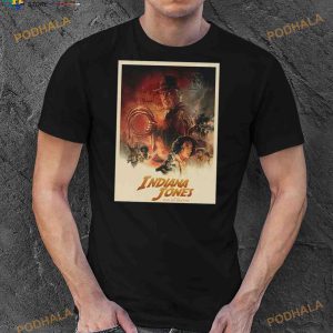Indiana Jones And The Dial Of Destiny Movie Poster T Shirt