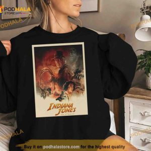 Indiana Jones And The Dial Of Destiny Movie Poster T Shirt 2
