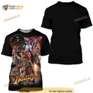 Indiana Jones And The Dial of Destiny 3D Shirt
