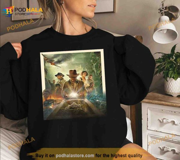 Indiana Jones Dial Of Destiny Exclusive Poster Movie 2023 Fan Gifts T Shirt