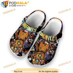 Infinity Thanos Avengers 3D Funny Crocs