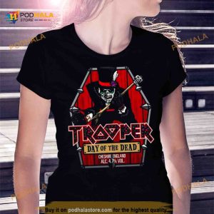 Iron Maiden Trooper Day Of The Dead 2023 Shirt 2