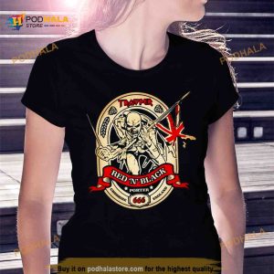 Iron Maiden Trooper Red N Black 2023 Shirt