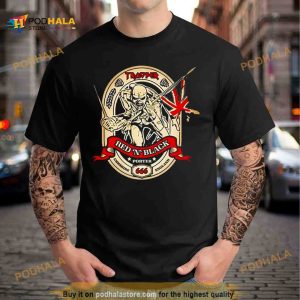 Iron Maiden Trooper Red N Black 2023 Shirt 2