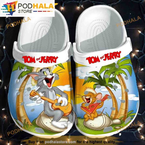Islands Hawaii Tom And Jerry 3D Funny Crocs