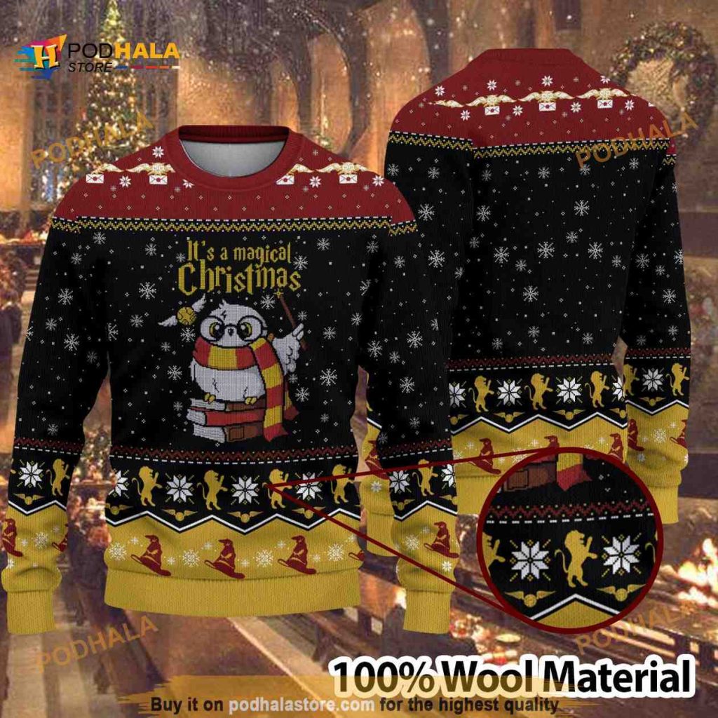 It’s A Magical Christmas Harry Potter Funny Ugly Christmas Sweater