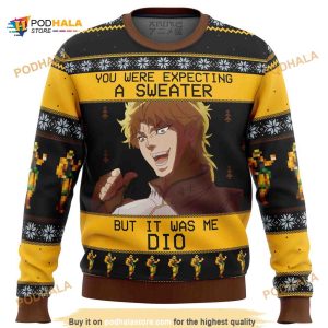 It Was Me Dio Jojo’s Bizarre Adventure Funny Ugly Christmas Sweater