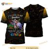 Jack And Sally Quotes Yellow Black Pattern Disney Cartoon Unisex 3D Shirt