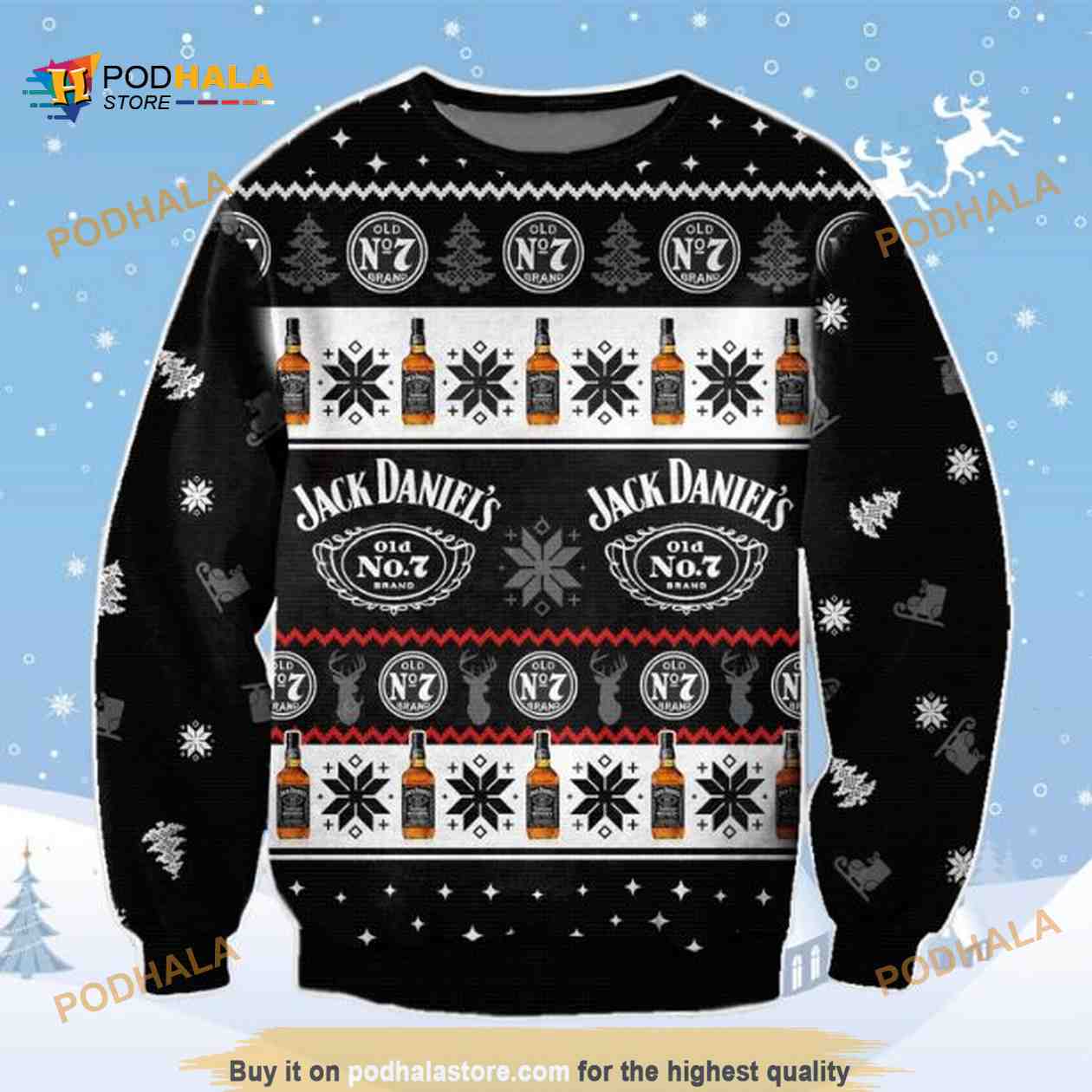 Las Vegas Raiders Dog Family Holiday Ugly Sweater, Size: L