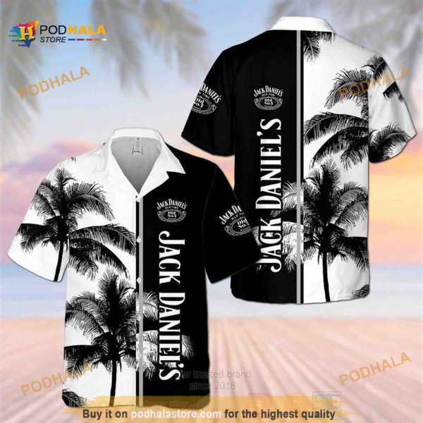 Jack Daniels Hawaiian Shirt, Black Coconut For Summer Lovers Aloha Shirt