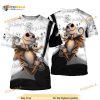 Jack Skellington Black White Button Overalls Patterns Disney Outfit Unisex 3D Shirt