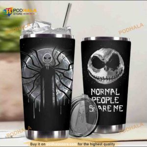 Jack Skellington Normal People Scare Me Coffee Tumbler