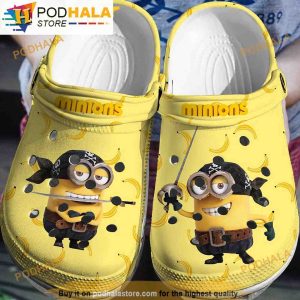 Jack Sparrow Minion 3D Funny Crocs Clog Shoes