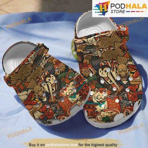 Japan Art Hippie 3D Funny Crocs