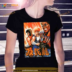 Japanese Art Graphic Double Dragon Shirt