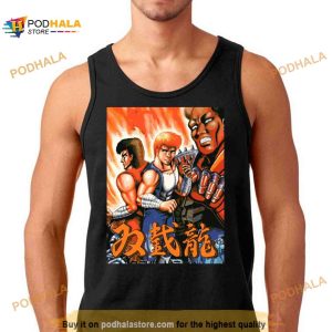 Japanese Art Graphic Double Dragon Shirt 2