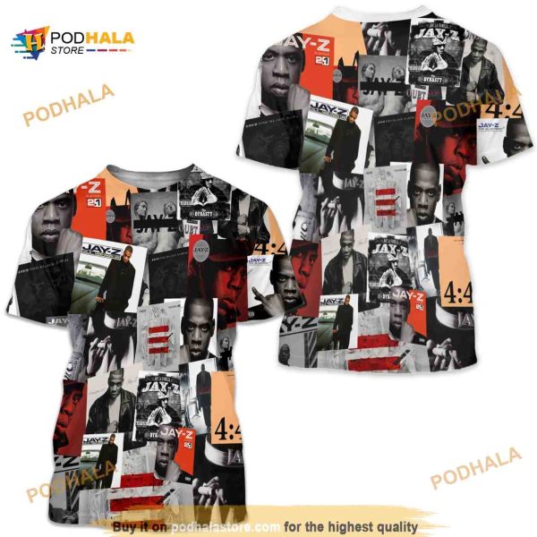 Jay Z All Over Printed 3D Shirt For Fans