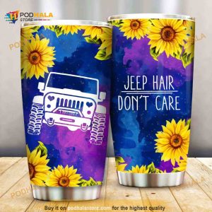 Jeep Hair DonT Care Coffee Tumbler Cup Travel Coffee Tumbler