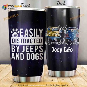 Jeep Life 6 Gift Travel Coffee Tumbler All Over Print 3D