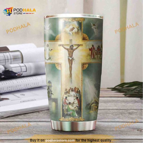 Jesus Art Stainless Steel Cup Coffee Tumbler