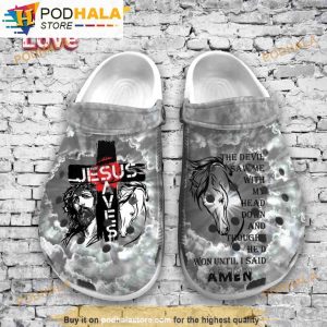 Jesus Horse 3D Funny Crocs