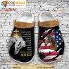 Jesus Horse American Flag 3D Funny Crocs