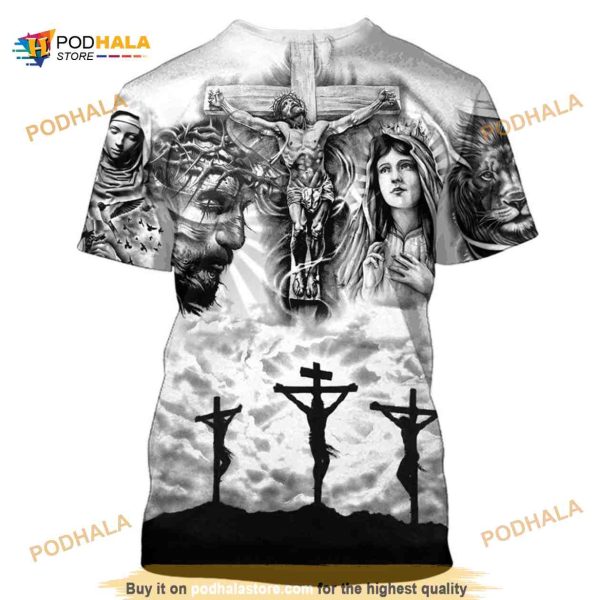 Jesus Print 3D Shirt