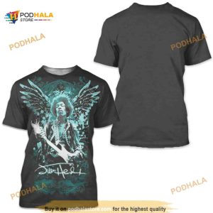 Jimi Hendrix Wings Shirt