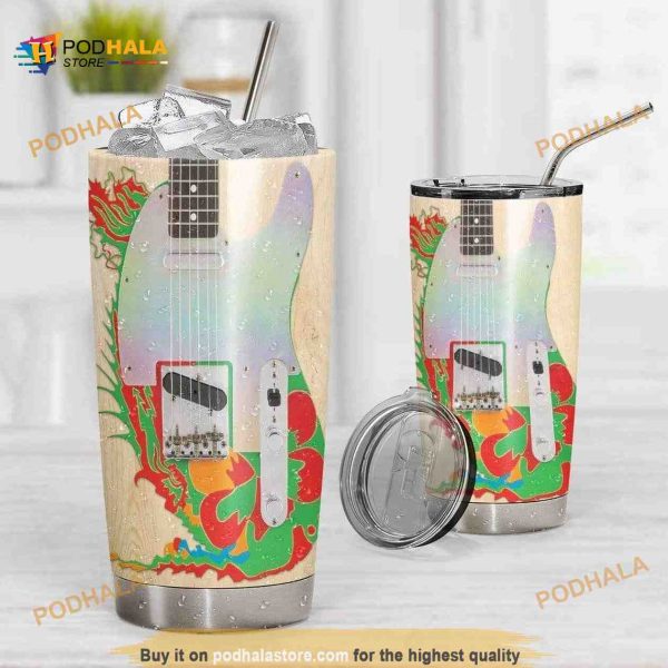 Jimmy Page Gift Travel Coffee Tumbler All Over Print 3D