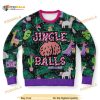 Jingle Balls Funny Ugly Christmas Wool Sweater