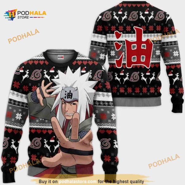 Jiraiya Anime Ugly Christmas Knitted Sweater