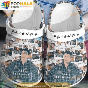 Joey Tribbiani Friends 3D Funny Crocs Clog Shoes