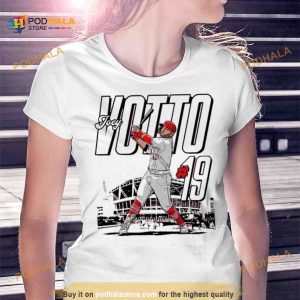 Joey Votto 19 Cincinnati Reds Stadium art Shirt 2
