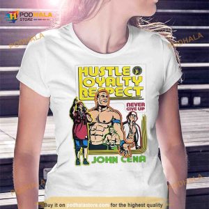 John Cena Hustle Loyalty Respect WWE Merchandise Shirt