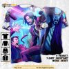 John Wick Art Glasses Broken, Movie 3D Shirt