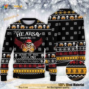 Johnny Depp Hearsay Brewing CO Funny Ugly Christmas Sweater