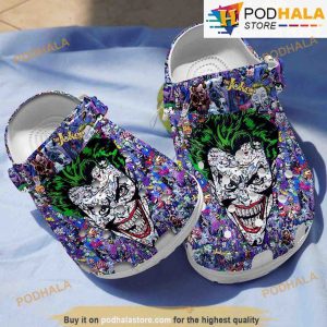 Joker Face 3D Funny Crocs