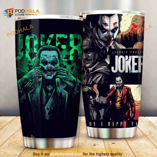 Joker Put On A Happy Face Gift Travel Coffee Tumbler