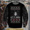 Jon Snow Let It Snow Funny Ugly Wool Sweater Lord Of The Rings Movie