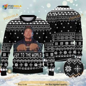 Joy To The World Christmas Vacation Funny Ugly Sweater, Funny Xmas Gifts