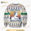 Julius Caesar Christmas Gift What Are You Gonna Do Stab Me Funny Ugly Wool Sweater