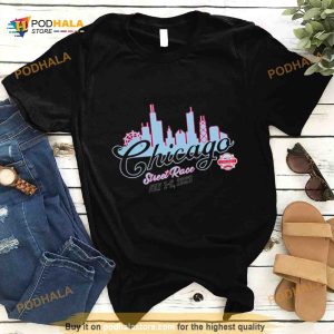 July 1 2 Chicago Street Race Weekend City Skyline 2023 Logo Shirt