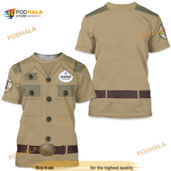 Jungle Cruise Skipper, Jungle Cruise Costume 3D Shirt