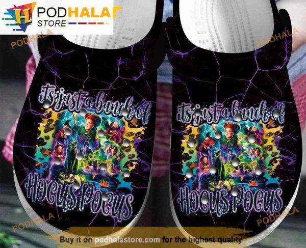 Just A Bunch Of Hocus Pocus Halloween 3D Funny Crocs