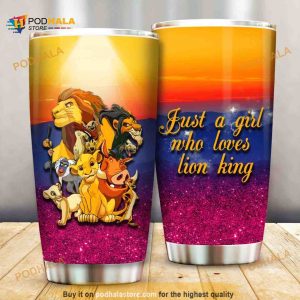 Just A Girl Who Loves Lion King Simba Disney Coffee Tumbler