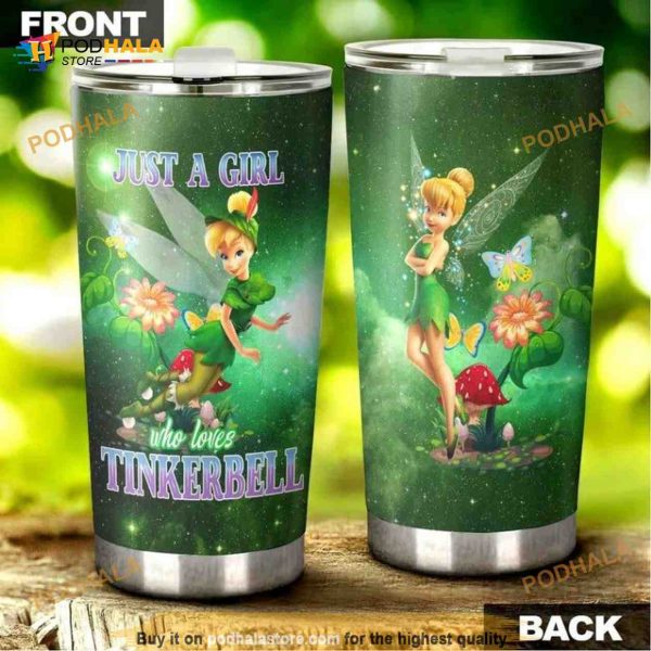 Just A Girl Who Loves Tinker Bell Christmas Coffee Tumbler