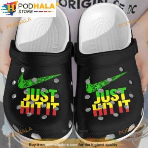 Just Hit It Cannabis 3D Funny Crocs