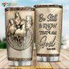 Just Know Him Horses Stainless Steel Cup Coffee Tumbler