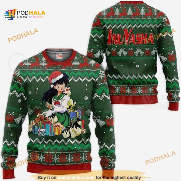 Kagome Ugly Christmas Inuyasha Xmas Anime Christmas Sweater
