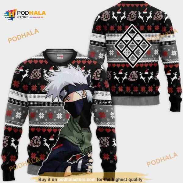 Kakashi Hatake Ugly Anime Christmas Sweater